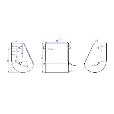 Cason | Stainless Steel Sow Feed trough for commercial hog barn | Feeding Equipment Wholesale