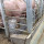 Group long feeder trough for gestation pig crate