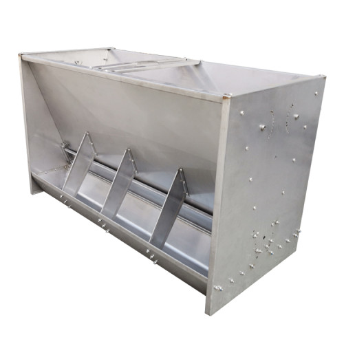 Cason | Stainless Steel  Single/double sided nursery pig feeders for pig farm- feeder | Feeding Equipment Wholesale