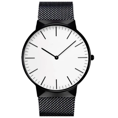 Fashion Large Dial Military Quartz Men Watch Leather Sport Watches Classic Clock Wristwatch