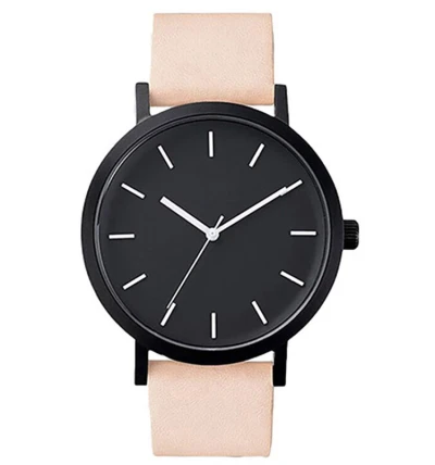 Wholesale classic custom logo men women quartz wrist watch