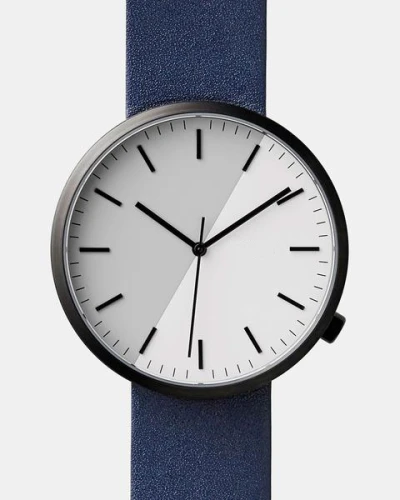 Custom Oem Minimalist Japan Movt Stainless Steel Matte All Black Leather Quartz Watch
