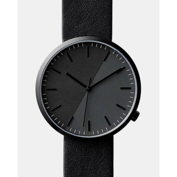 Men Luxury Brand Watches Black Minimalist Leather Male Quartz Mens Watches