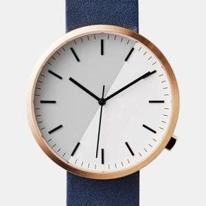 Stainless Steel Water Resistant Oem Customized Logo Minimalist Quartz Leather Watch Wrist for Men Women