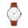 Custom Oem Minimalist Japan Movt Stainless Steel Matte Leather Quartz Watch