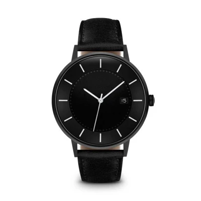 Fashion Stylish Brands Stainless Steel Custom Logo Leather Rose Gold Wrist Womens Quartz Watch Luxury