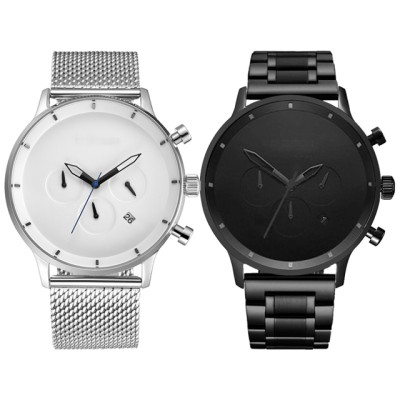 New Style Sports Chronograph Stainless Steel Watches With Good Quality Automatic Movement