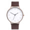 New Fashion Mens Watches Simple Dial Casual Leather Watch Analog Quartz Wristwatches Man Clock