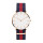 New Design Custom Logo Minimalist Nylon Strap Stainless Steel Quartz Watch