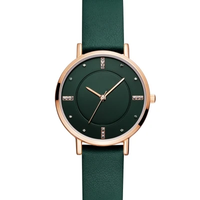 luxury elegance simple fashion watch women custom logo waterproof colorful quartz wristwatch for lady