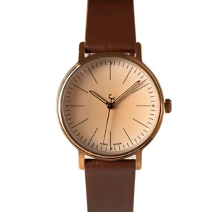 Hot sale simple retro women quartz waterproof elegant comfortable leather ladies watches