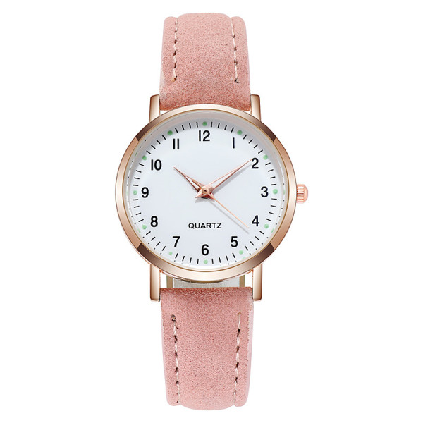 New Women Luxury Quartz Alloy Watch Ladies Fashion Stainless Steel Dial Casual Bracelet Watch Leather Wristwatch