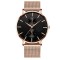 Men Watches Luxury Fashion Mens Business Watch Ultra Thin Thin Stainless Steel Mesh Belt Quartz Wrist Watch reloj hombre