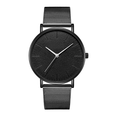 Men Watches 2021 Luxury Male Elegant Ultra Thin Watch Men Business Stainless Steel Mesh Quartz Watch Relogio Masculino Hot Sale