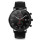 Brand Your Own Logo Odm Wrist Analog Luxury Wristwatch Chronograph Men Quartz Black Watch