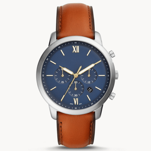 2021 new design three crown genuine leather strap business luxury quartz classic men's wrist watches