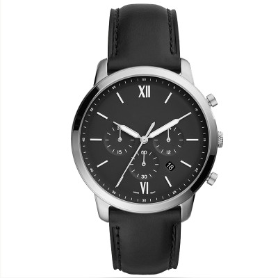 High quality genuine leather strap waterproof luxury quartz classic men's wrist watches