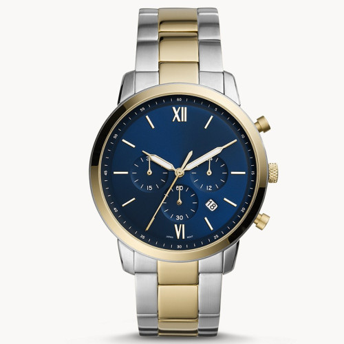 New design customized waterproof stainless steel strap luxurious business men's quartz watches