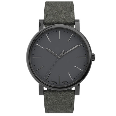 New design Luminous Wristwatch leather strap Buckle Sapphire Glass Swiss movt Quartz Watch for men business
