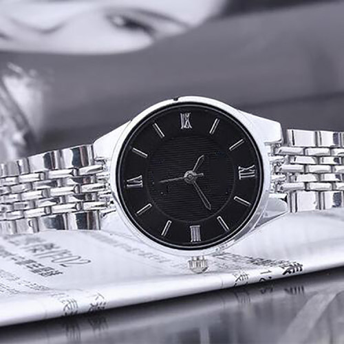wrist watch man and woman couple watch jewelry mens watches quartz simple luxury wristwatches strap stainless steel