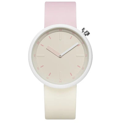 Simple silicone strap students school watch colorful pointer youth women's quartz watches