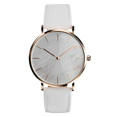 Classic minimalist black metallic stainless steel watches customized low order