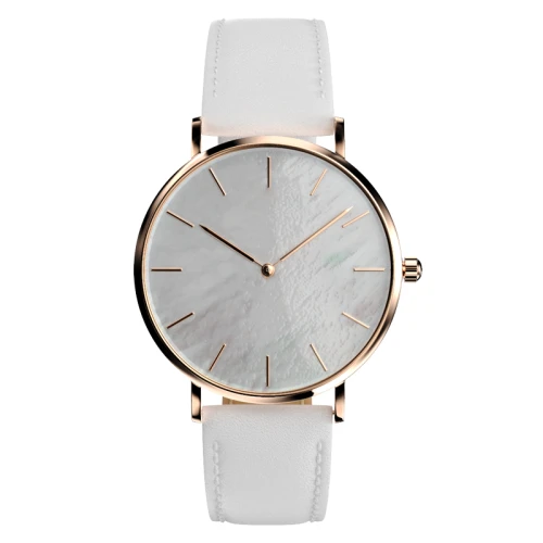 Classic minimalist black metallic stainless steel watches customized low order