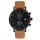 Custom private label high quality luxury chronograph steel water proof leather quartz watch