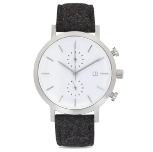 Custom High Quality Sapphire Crystal Glass watches Stainless Steel Back chronograph Watches for Men