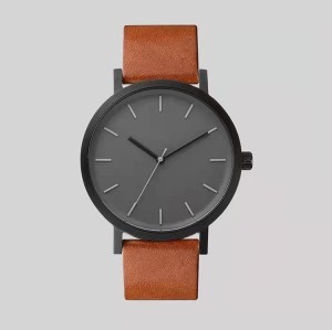 Minimalistic Watch Custom Logo Brand 2019 Fancy Gentleman Classic Watch Leather Strap Wrist Watch For Men