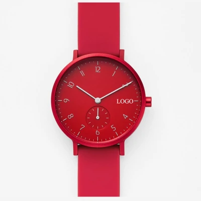 Multi color silicone quartz watches life waterproof student youth simple men's and women's watches