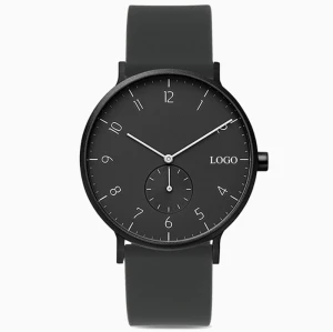 Multi color silicone quartz watches waterproof simple men watch