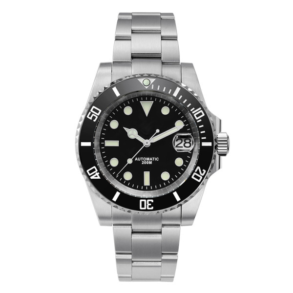 New Men Mechanical Wristwatch Luxury Ceramic Bezel Automatic Watch Sapphire Glass Watch for Men Relogio Masculino