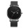 Private Label All Black Men Watches Interchangeable Milanese Bands Watches