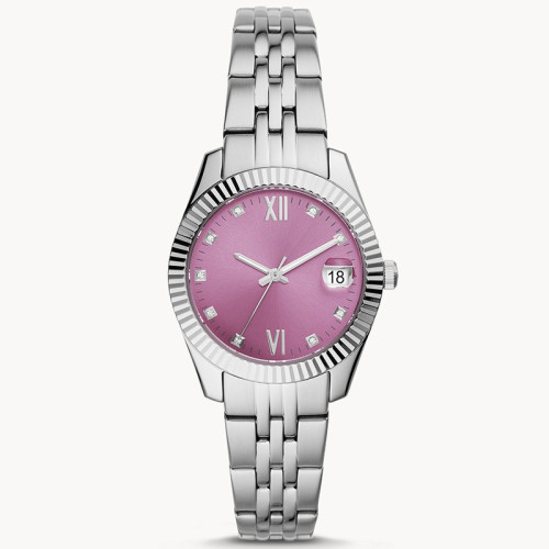 Luxury simple custom wrist waterproof colorful dial quartz ladies watches factory price