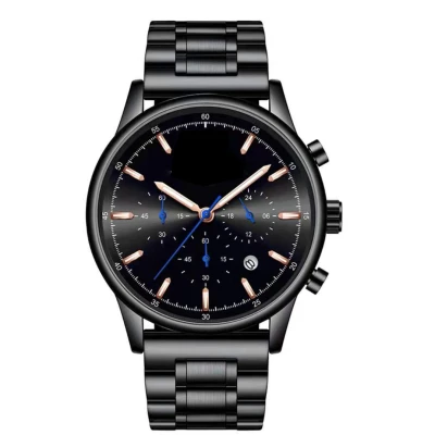 Hot sale fashion simple dial mens quartz watch waterproof calendar mens wristwatches custom your brand watches