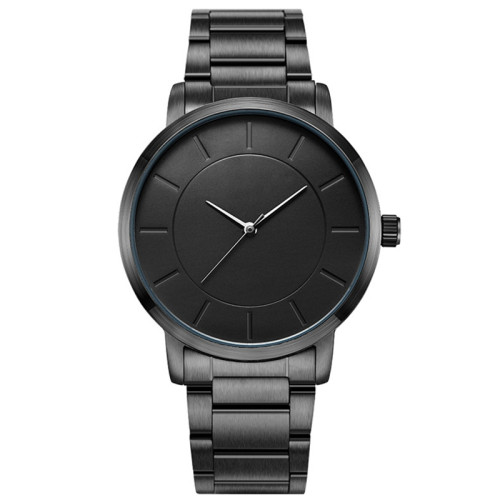 Minimalist Men's Fashion Ultra Thin Watches Simple Men Business Stainless Steel Mesh Belt Quartz Watch