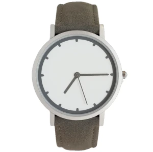 Custom Printed Logo Leather Women Quartz Waterproof Watches