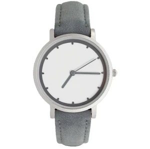 Hot Selling Custom Printed Logo Leather Trendy Women Quartz Simple Watches