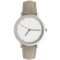 Hot Selling Custom Printed Logo Leather Trendy Women Quartz Simple Watches