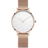 2021 China Manufacturer Wristwatch Rose gold Watch Women Stainless Steel Mesh Band