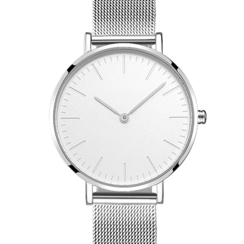 Wholesale Luxury Women's Minimalist Design Watches Stainless Steel Mesh Band 3 ATM Ladies' Wrist Quartz Watch