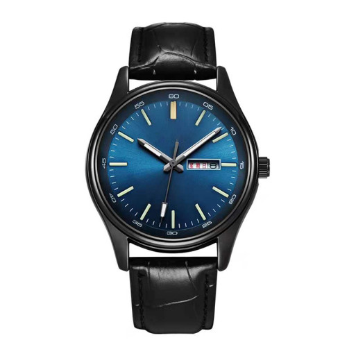Hot Selling Fashion Men Watch No Logo Small Oem Watches Leather Wristwatches Low Price