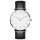 Good Quality Minimalist Style Wristwatches Unisex Waterproof Alloy Case Simple Face Men Quartz Watch