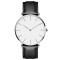 Good Quality Minimalist Style Wristwatches Unisex Waterproof Alloy Case Simple Face Men Quartz Watch