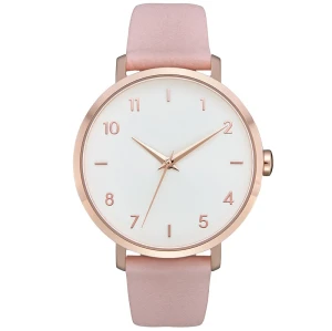 Japan Quartz Simple Women Fashion Watch OEM Private Label Waterproof Men Wristwatch