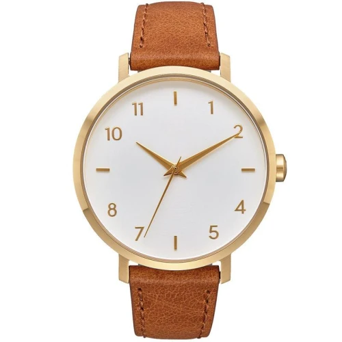 Simple Ultra Thin Fashion Leather Latest Design Quartz Ladies Minimalism Wrist Women Watches