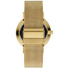 Gold Sunray Dial Gold Brushed 316L Stainless Steel Case Men Wrist Watches With Mesh Strap