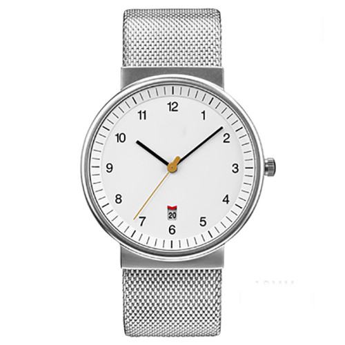 Low oem moq custom watch waterproof classic stainless steel watch quartz watch