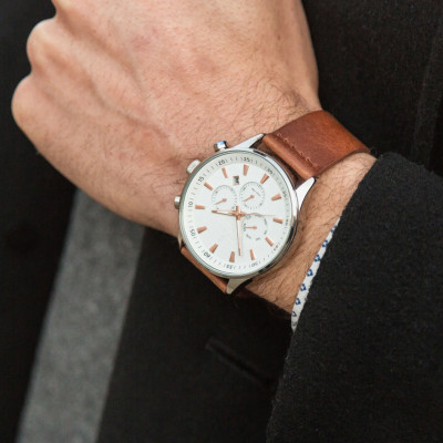 OEM Business Multifunctional Quartz Movement Stainless Steel Men Watches Wholesale Stainless Steel Watch